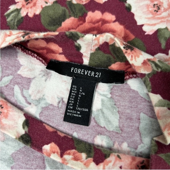 FOREVER 21 Floral Choker Mini Dress - Picture 5 of 6